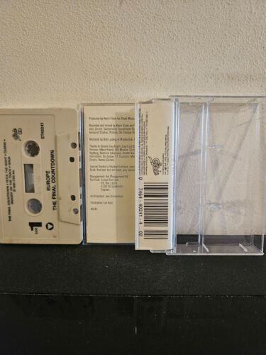 EUROPE The Final Countdown 1986 CASSETTE TAPE GLAM/HAIR METAL HARD ROCK - Picture 2 of 6