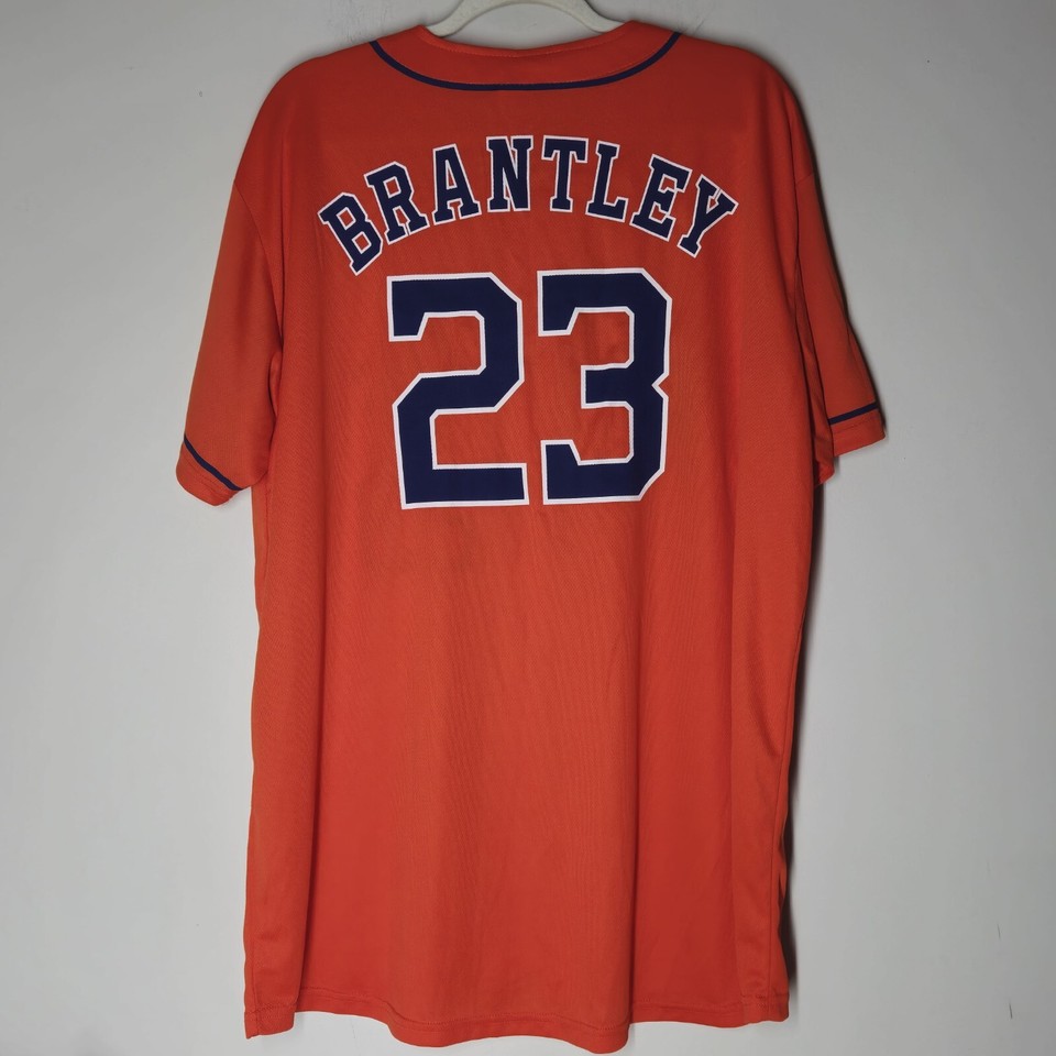 Houston Astros Brantley SGA Baseball Orange Jersey Size XL AT&T MLB eBay