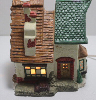 Our Town Randall House, Santa's Best, Hand-Painted