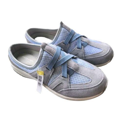 Easy Spirit Tunein Maultier, Slipper Sneaker, hellblau/grau Gr. 7 breit - Bild 3 von 7