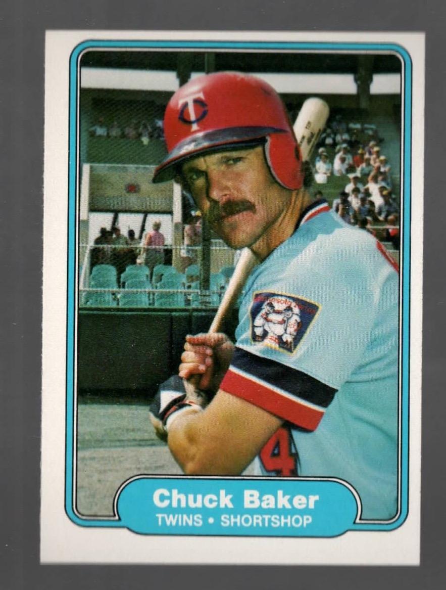 1982 Fleer Chuck Baker Minnesota Twins #561 Near Mint or Better | eBay
