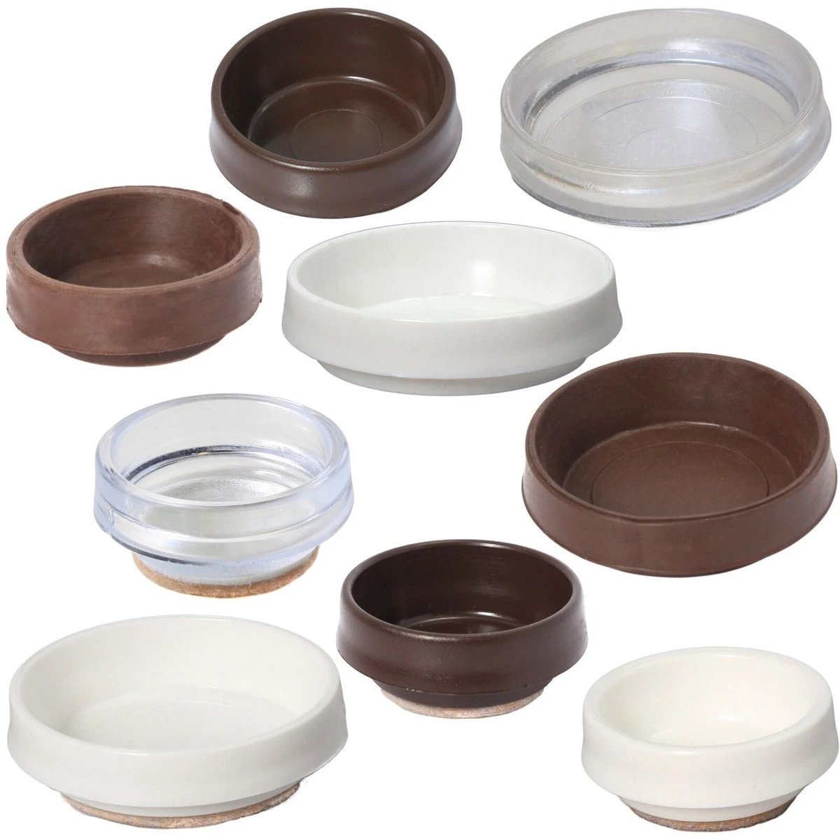Furniture leg caster cups clearance