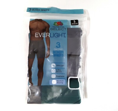 Fruit Of The Loom Men's Premium Everlight Boxer Briefs - Ultra Lightweight, Breathable Mesh Underwear (Multipack) - View #3
