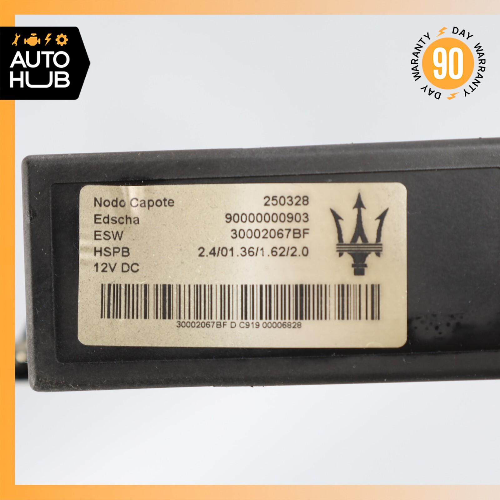 10-19 Maserati GranTurismo M145 Convertible Roof Top Control Module OEM