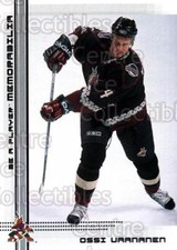 2000-01 BAP Memorabilia #484 Ossi Vaananen
