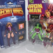 Marvel Legends Retro Iron Man Series She Hulk & Secret wars Series Titania
