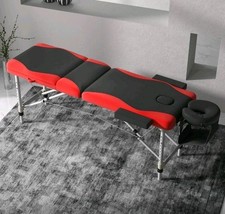 LIGHT WEIGHT PORTABLE MASSAGE TABLE COUCH BED 3 SECTION ( unopened new)