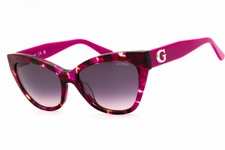 Guess GU00204 78F Shiny Lilac/Brown Gradient 55-17-140 Sunglasses New Authentic