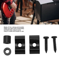 2PCS Guitar String Retainer Iron Compact Burr Free Guitar String Retainer Guide