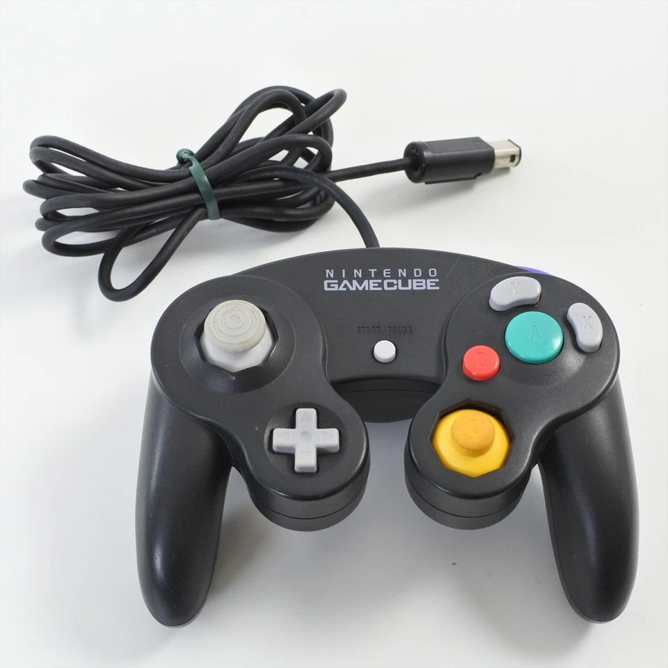 Nintendo Gamecube Official Controller DOL-003 Black Control pad Tested 3046 - Image 2 of 4