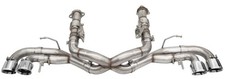 Corsa 20-25 Corvette C8 3in Xtreme Cat-back Exhaust 4.5in Pol Quad Tips -