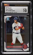 2022 Bowman Chrome Prospects Niko Kavadas #BCP-68 CSG 10 Gem Mint 09xd