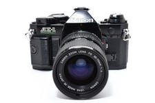 Read Near MINT Canon AE-1 Program 35mm Film Camera NEW FD 35-70mm f/4 Lens