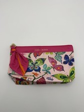 ESTEE LAUDER Butterfly Pink Cosmetic Makeup Bag by R. Toledo