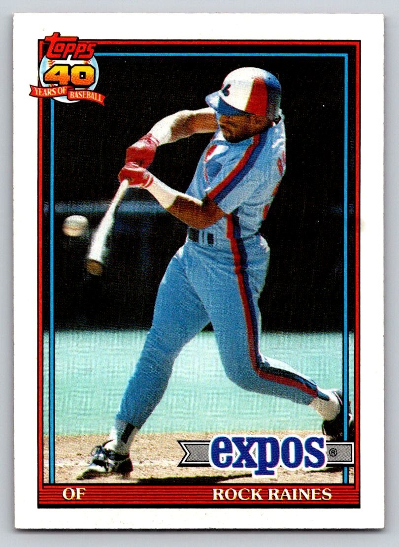 1991 Topps - Rock Raines #360