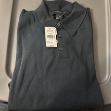 Banana Republic Men Long Sleeve Shirt Grey/Green Size Large NWT
