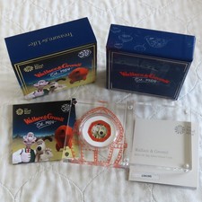 2019 WALLACE AND GROMIT 50 PENCE SILVER PROOF WITH COLOUR - complete