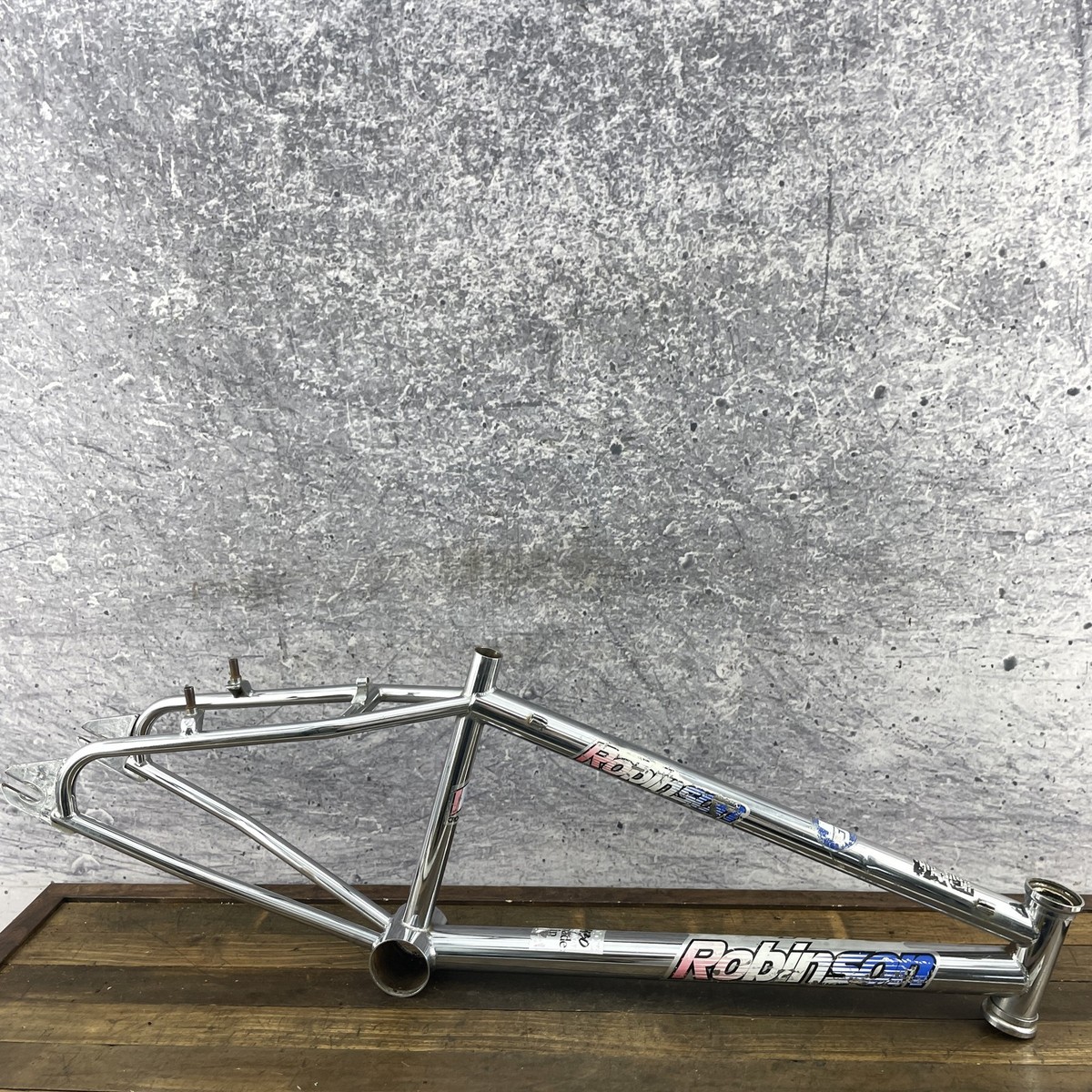 Vintage Robinson Pro BMX Frame Chrome 20 Inch Old School