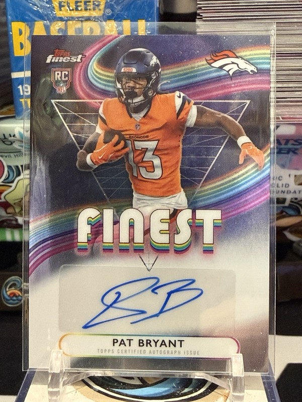 2025 Topps Finest- Rookie Finest Autographs #RFA-PB Pat Bryant TZ