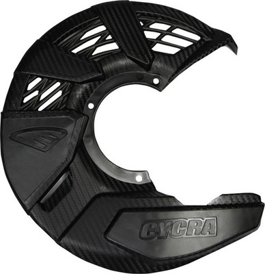 Cycra Tri-Flow Front Brake Disc Cover Black