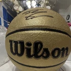 Wilson NBA Gold Shaquille O’Neal Autographed Basketball Beckett Authenticated