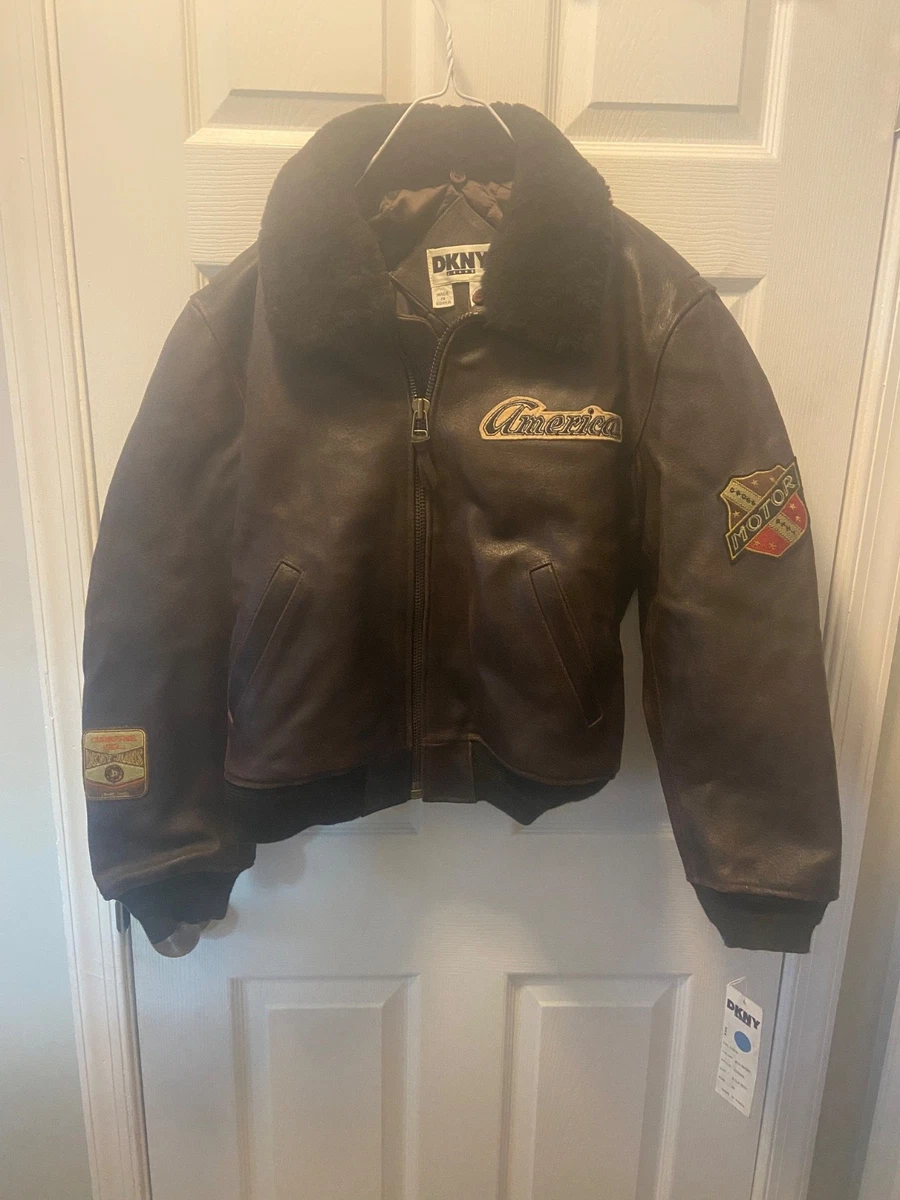 DKNY Leather Outer Shell Coats, Jackets & Vests for Men for Sale