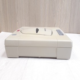 Sega Saturn console with Hori Fighting Stick, Virtua Gun & 3 Games Japan White