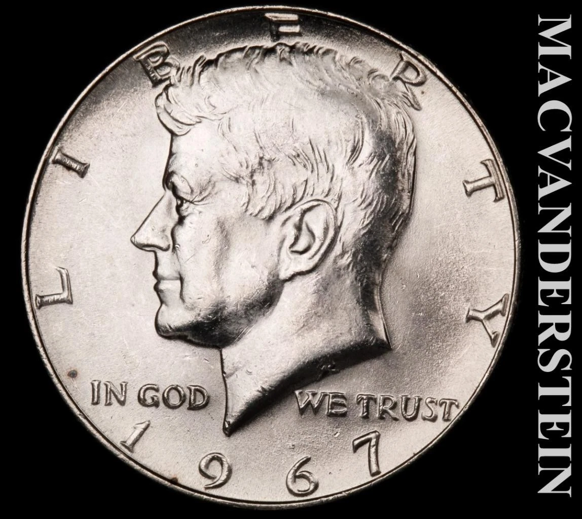 Business Silver 1967 Kennedy US Half Dollars (1964-Now) for sale