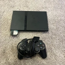 Sony PlayStation 2 PS2 Slim SPCH-77001 CONSOLE And Controller, No Cords Tested 