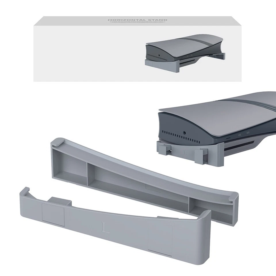For PS5 Pro Slim Horizontal Stand ABS Base with Optimal Airflow Design - Image 3 of 4