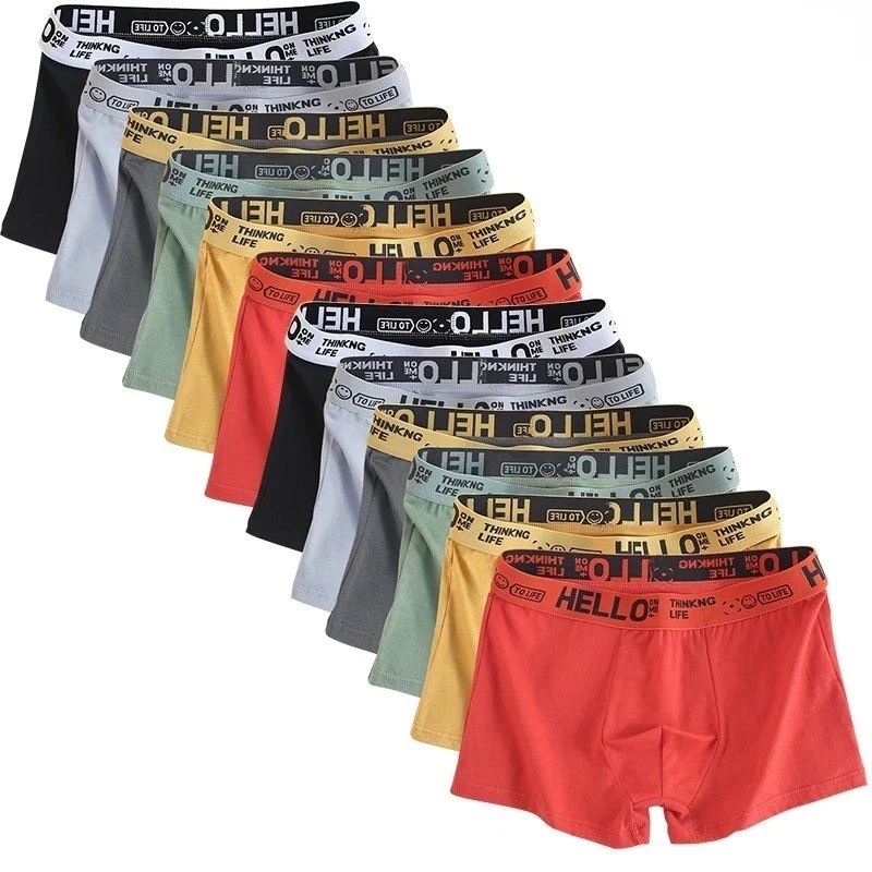 Seobean Mutande Uomo Manica Lunga Tigro - Low Rise Aderente Taglia M