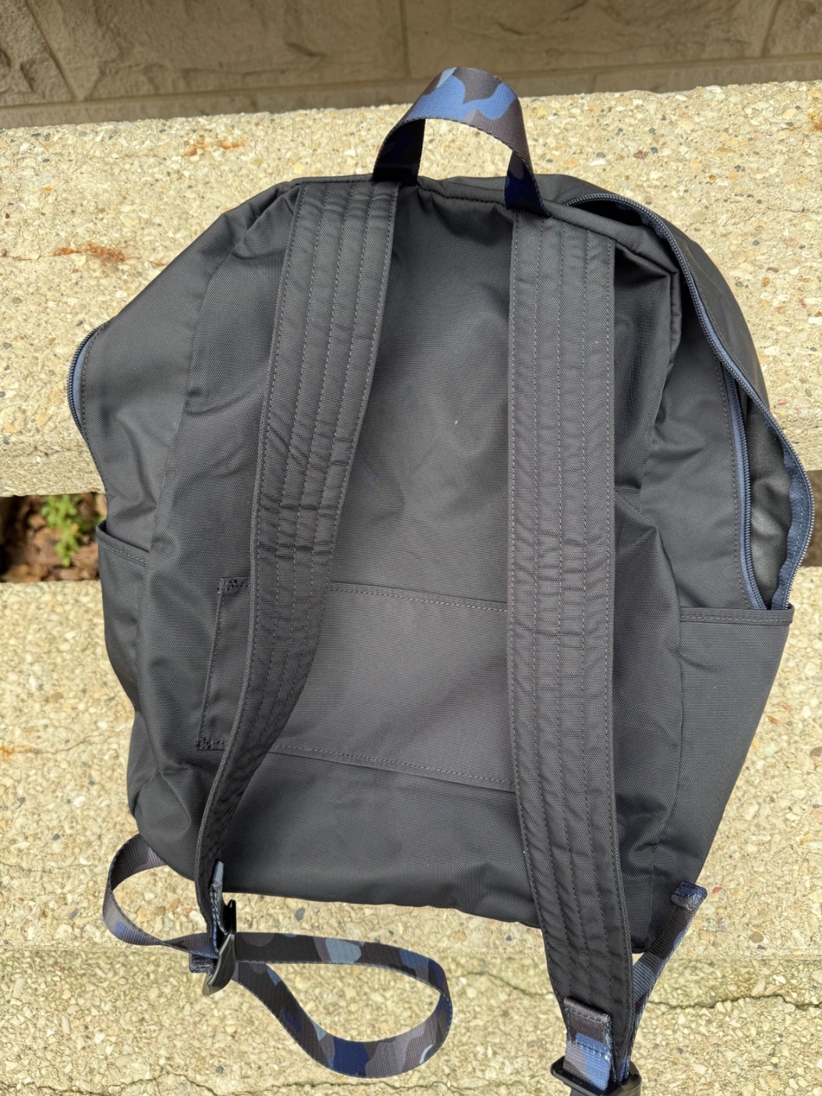 TUMI Packable/Foldable Backpack Black Navy Camouf… - image 4