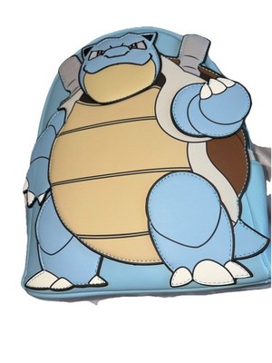 New Loungefly Pokemon Blastoise Mini Hardtag Backpack Bag Cosplay Nintendo