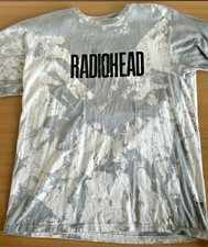 Radiohead Tye Dye T Shirt Size L Fruit Of The Loom VGC