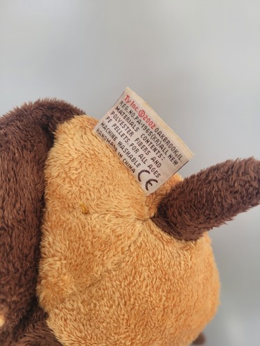 Ty Pluffies Whiffer Dog 2002 gorro de peluche suave juguete para bebé - Imagen 5 de 6