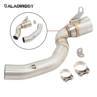 Clamp-on Modified 51mm Exhaust Mid Link Pipe Connect Tube For Duke 200 2020-2023