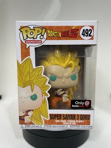 Funko Pop Super Saiyan 3 Goku GameStop Exclusive 492 W Pop Protector