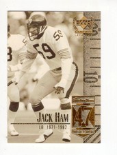 1999 Century Legends Jack Ham (HOF) #47 Pittsburgh Steelers Free Shipping