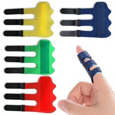 RonJea 4Pcs Trigger Finger Splint Adjustable Finger Brace for Arthritis