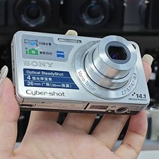 Sony Cyber-shot DSC-W350 14.1MP Digital Camera 4x Optical Zoom CCD Silver