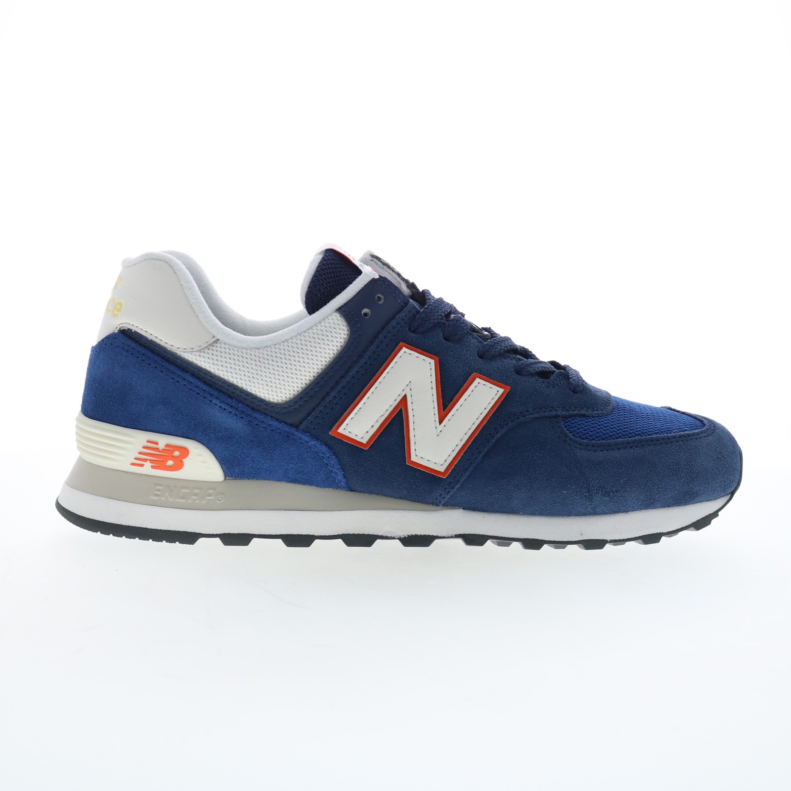 New Balance 574 U574XR2 Mens Blue Suede Lace Up Lifestyle Sneakers Shoes 9.5