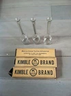 Vintage Group of 3 Kimble Glass Company Dairy Testing Apparatus