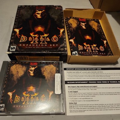 未開封　PCゲーム 3点セット☆ DIABLOⅡ + EXPANSION SET Diablo II Lord of Destruction Expansion Set PC Game - BIG BOX | eBay