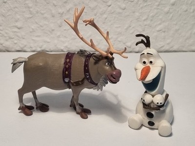 Disney Frozen / Sven (L: ca. 8cm) und Olaf (H: ca. 7cm) Figuren  (K1)