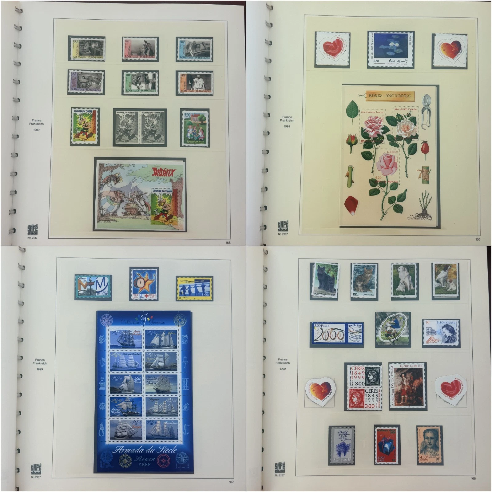 Album SAFE F6 Timbres France - Superbe collection
