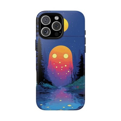 Phone Ink - iPhone | Galaxy | Pixel Case - Forest Spirit Orange Glow