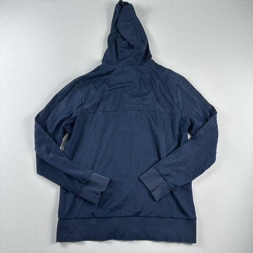 Hugo Boss Full Zip Jacket Hoodie Sweater Blue Mens Large Long Sleeve Green Label - Picture 2 of 9
