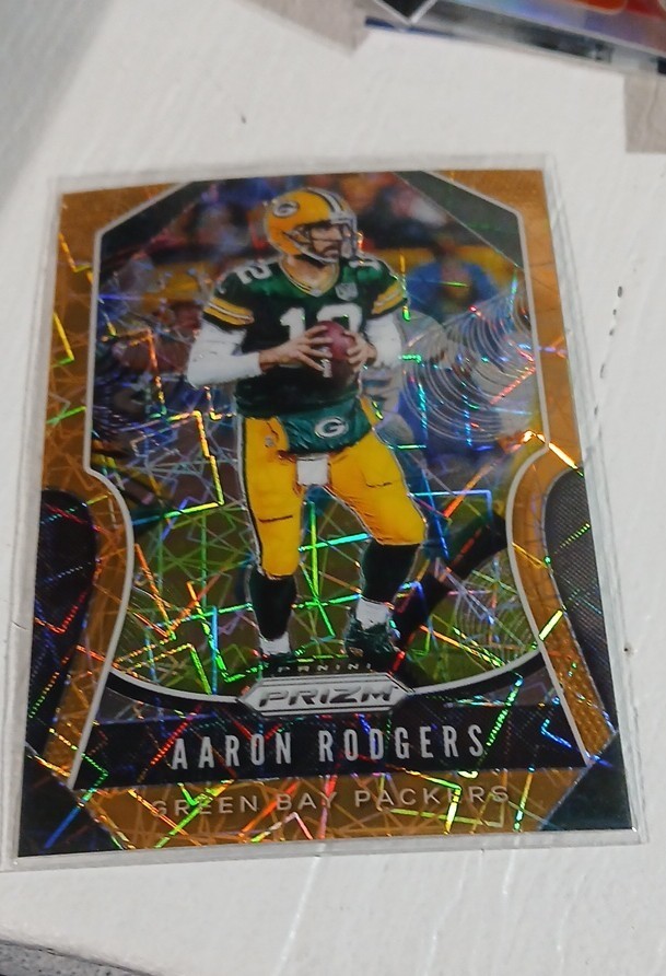 2019 Panini Prizm - Aaron Rodgers #119 Lazer Prizm