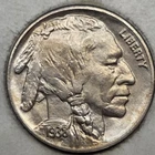 1938 D Denver Mint Buffalo Nickel BU 53744