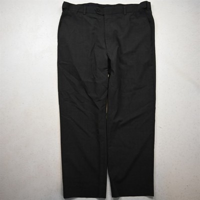 Austin Reed 40x30 Gray Wool Expander Waist Flat Front Dress Mens Pants